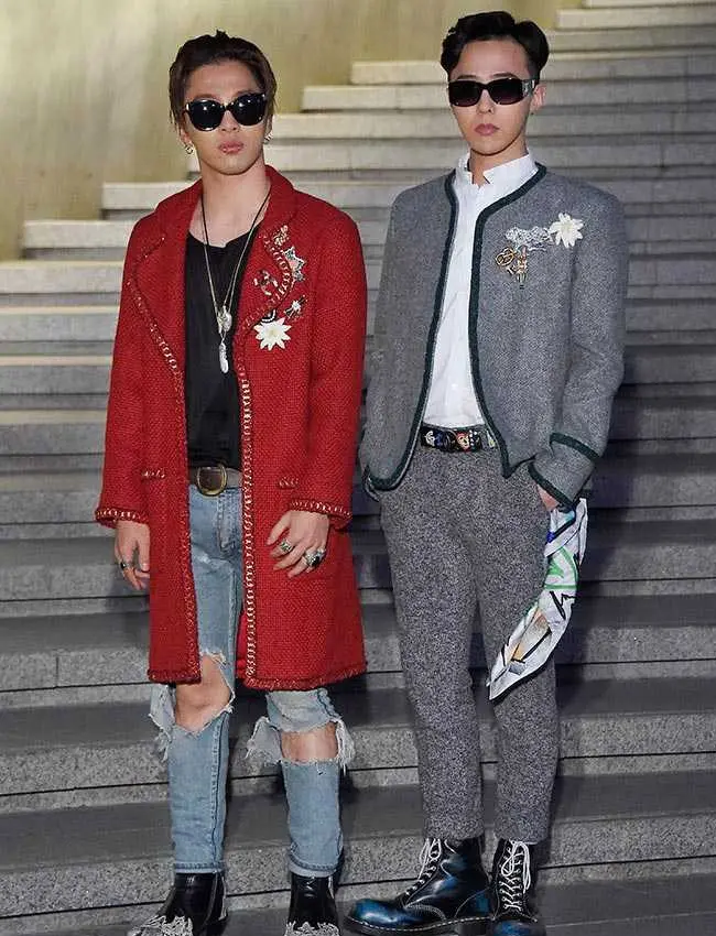 G-Dragon dan Taeyang BigBang (via elleuk.com)