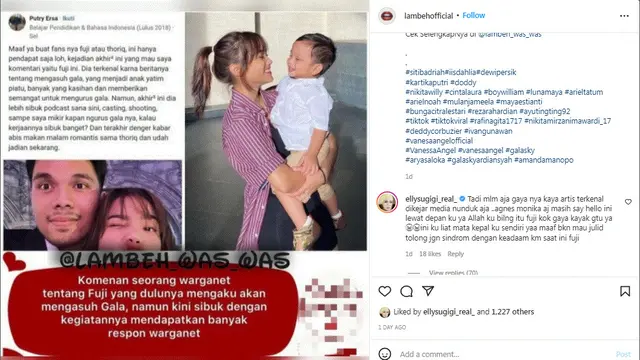 Elly Sugigi Sindir Fuji sindrom popularitas