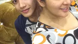 Millen Cyrus juga kerap bareng Ashanty, ia jadi salah satu keponakan kesayangannya. Keputusan Millen Cyrus jadi transgender sukses mencuri perhatian bagi Ashanty. (Liputan6.com/ask.fm/millendaru28)