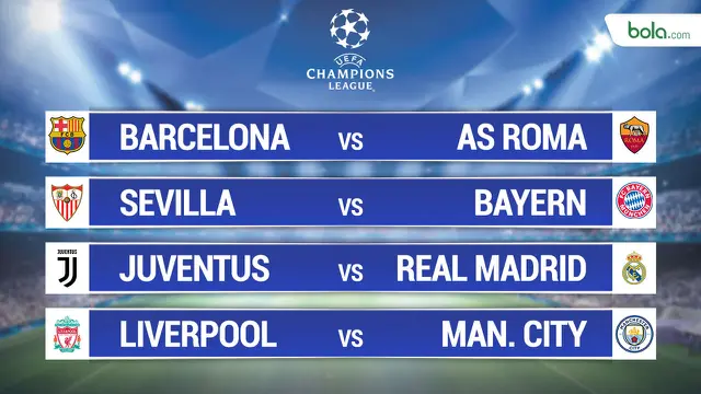 Drawing Champions League_Perempat Final