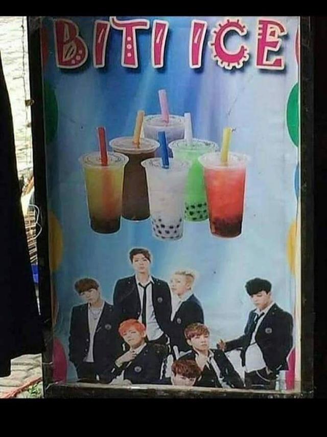 6 Spanduk Jualan Libatkan BTS Ini Bikin Ngakak