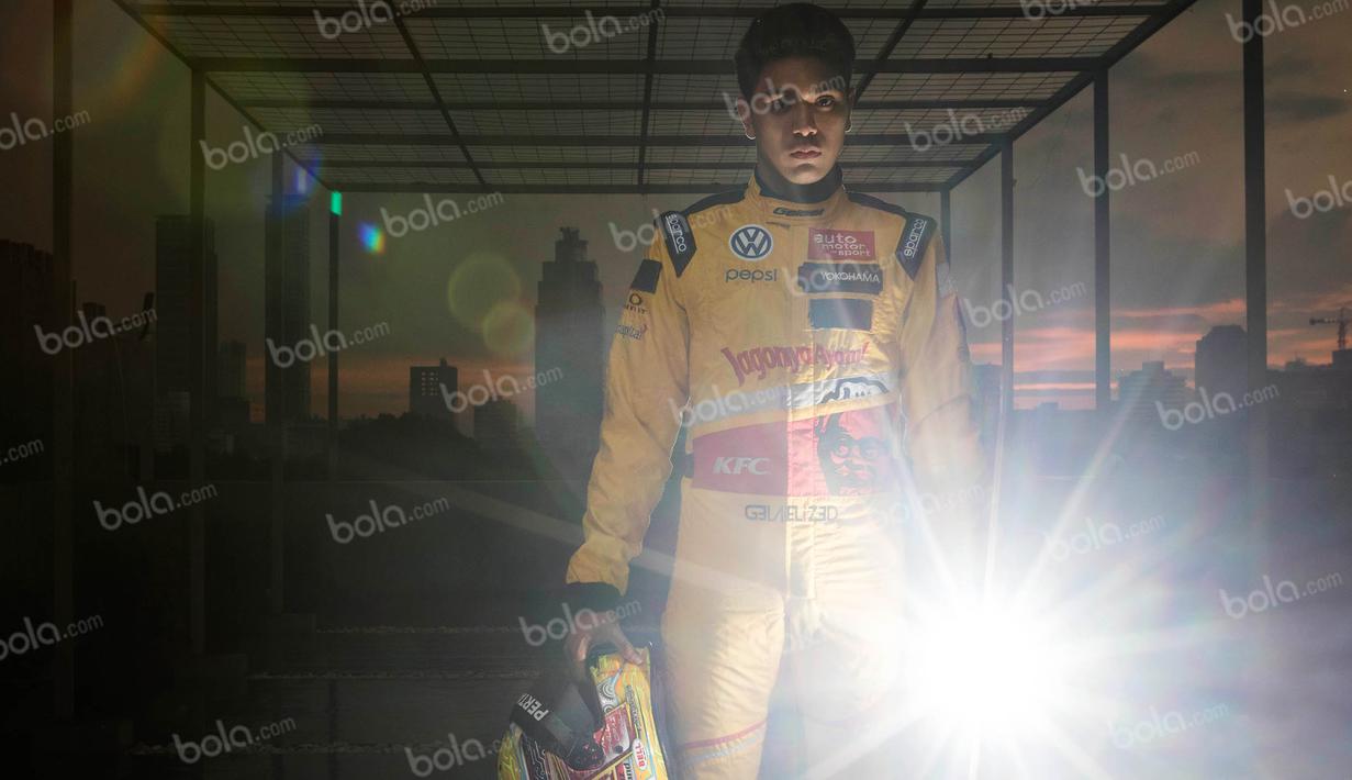 Philo Paz Armand sudah lima tahun terakhir mengikuti kompetisi balap internasional. (Bola.com/Vitalis Yogi Trisna)