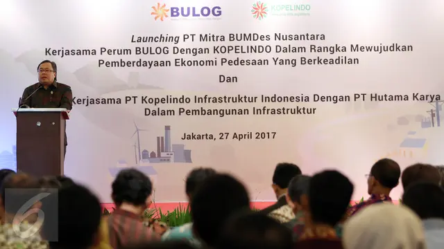 Menteri PPN dan Menteri PDT Saksikan Nota Kesepahaman Kerjasama Infrastruktur Indonesia- Johan Tallo-20170427