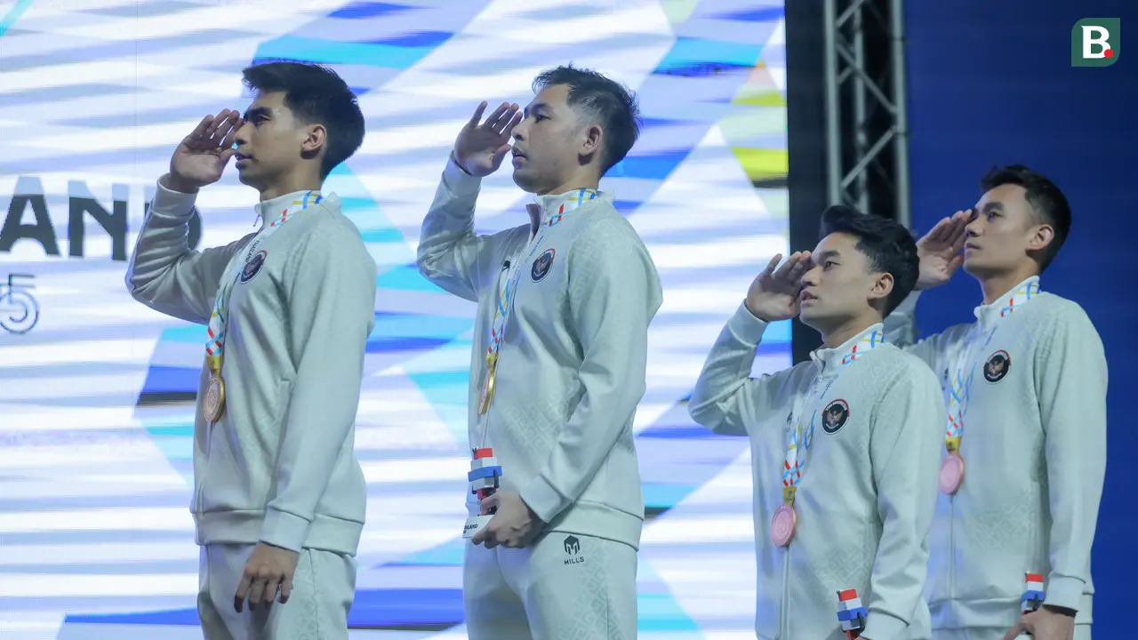 Foto: Tumbangkan Juara Dunia Asal Malaysia, Sabar Karyaman/Moh. Reza Pahlevi Raih Medali Emas di SEA Games 2025
