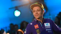 Pembalap Movistar Yamaha, Valentino Rossi telah memperpanjang kontrak hingga MotoGP 2020. (Twitter/Movistar Yamaha)