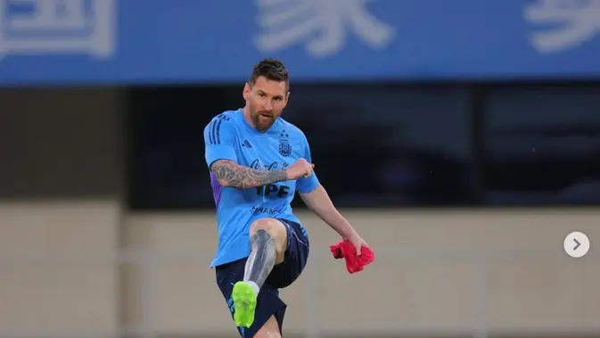 <p>Unggahan baru Lionel Messi di Instagram digeruduk oleh warganet karena dikabarkan batal datang ke Indonesia. (Foto: Instagram @leomessi).</p>