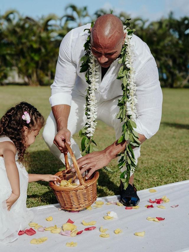 The Rock dan Jasmine (Instagram/ therock)