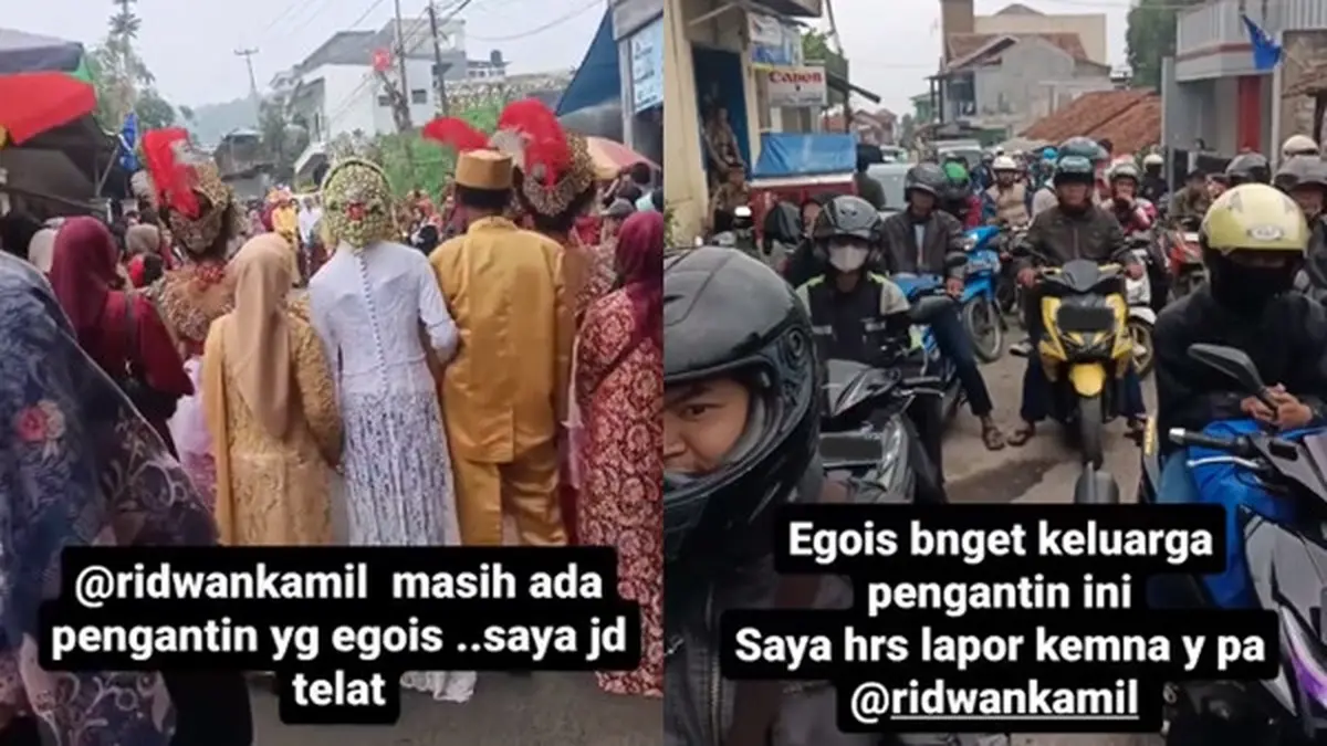 Auto Telat Kerja dan Dimarahi Bos, Jalan Diblokade Buat Acara Pernikahan  Bikin Macet Panjang - Motor Otosia.com