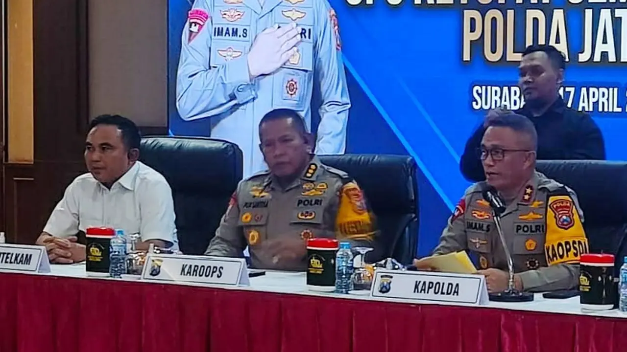 Polda Jatim mencatat 604 kasus Kecelakaan Lalu Lintas (Laka Lantas) selama Operasi Ketupat Semeru 2024, mulai 13 hari dimulai 4 hingga 16 April 2024. (Dian Kurniawan/Liputan6.com)