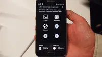 Dengan mengaktifkan mode Ultra Power Saving, handset Galaxy S5  hanya mendukung kemampuan berkirim pesan teks via SMS dan melakukan telepon.