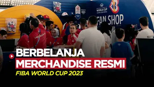 VIDEO: Suvenir Resmi FIBA World Cup 2023 Diserbu Pengunjung