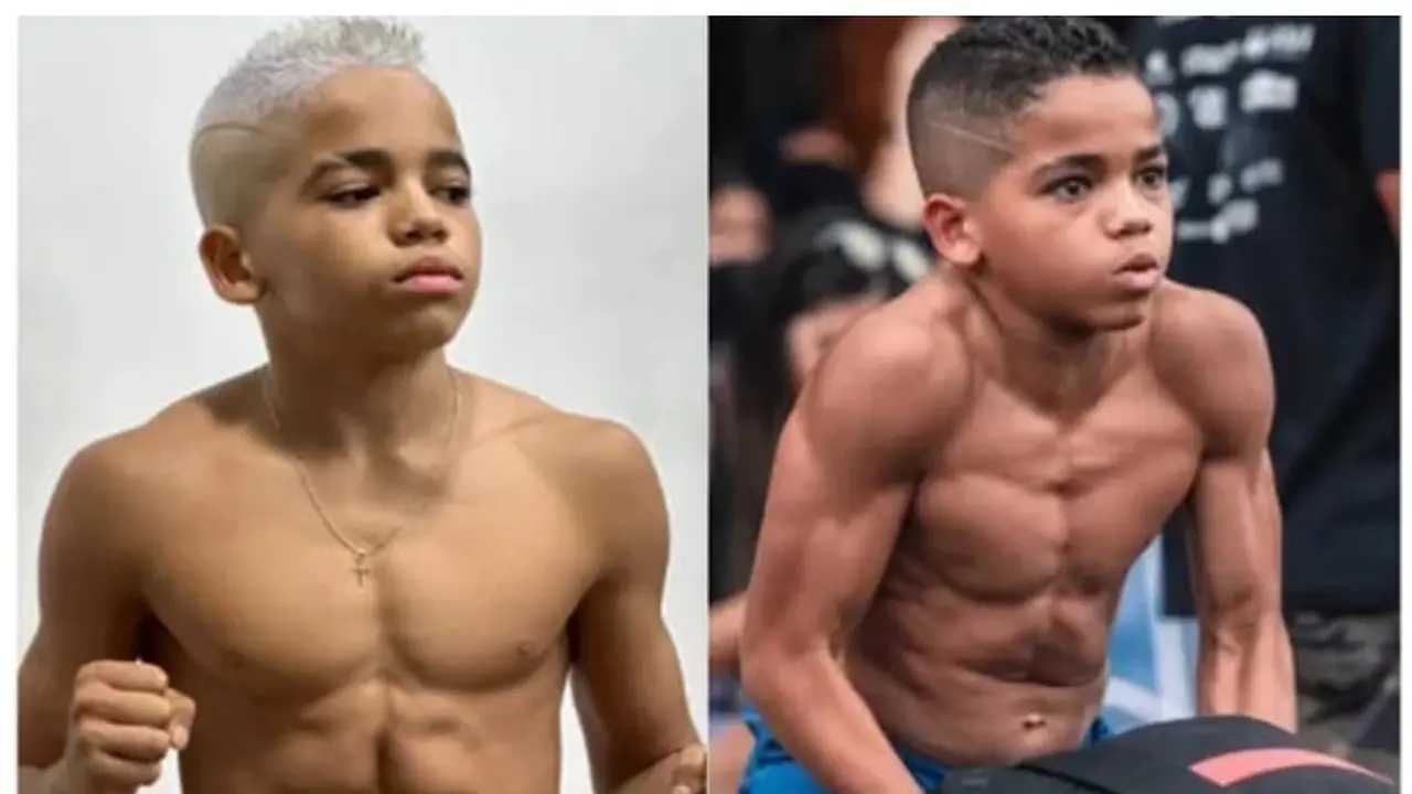 Bocah laki-laki bernama Cauzinho yang dianggap penerus Masa Depan CrossFit Brasil (Tangkapan layar dari website odditycentral.com)