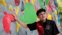Eksklusif! Komentar Veddriq Leonardo Setelah Sabet Medali Emas di World Climbing Chamonix 2026