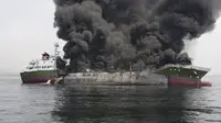 Tanker Pertamina Meledak di Cilegon, 2 ABK Luka Bakar