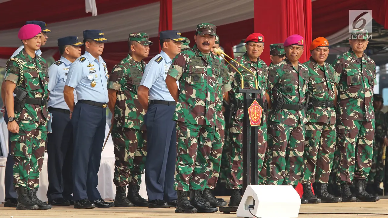 Panglima TNI Pimpin Apel Pengamanan Pelantikan Presiden