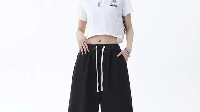 Jeans Wanita Jorts Pants Pinggang Karet Lagi Diskon, Nyaman dan Stylish untuk Aktivitas Sehari-hari