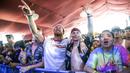 Pengunjung menghadiri Coachella Music and Arts Festival di Empire Polo Club, Indio, California, Amerika Serikat, 16 April 2022. Niki Zefanya dan Rich Brian menjadi musisi Indonesia pertama yang tampil di Coachella. (Photo by Amy Harris/Invision/AP)