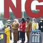 Jokowi meresmikan bendungan Semantok Nganjuk. (Istimewa)