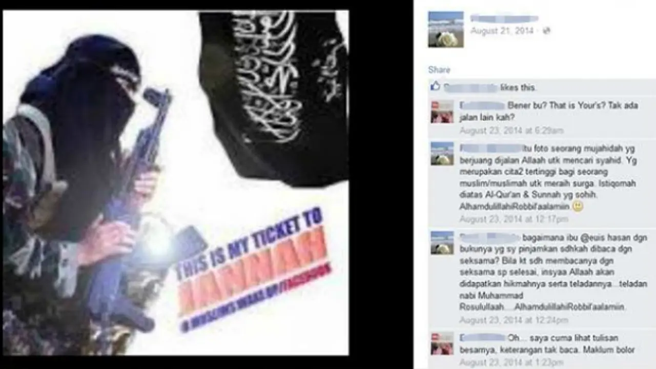 Laman Facebook istri Direktur BP Batam