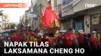 Ribuan warga memadati kawasan pecinan, Semarang Tengah, untuk menyaksikan tradisi kirab dalam rangka menyambut kedatangan Laksamana Cheng Ho.