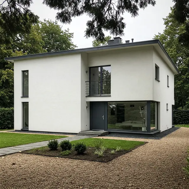 Rumah Kontemporer dengan Inspirasi Bauhaus, Contoh Rumah Minimalis Ala Eropa yang Memukau