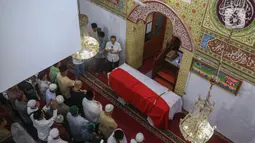 Hamzah Haz wafat pada Rabu pagi sekitar pukul 09.30 WIB pada usia 84 tahun. (Liputan6.com/Angga Yuniar)