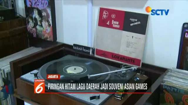 Taukah Anda, apa souvenir Asian Games1962 saat Indonesia jadi tuan rumah? Piringan hitam yang berisi lagu daerah dan nasional.