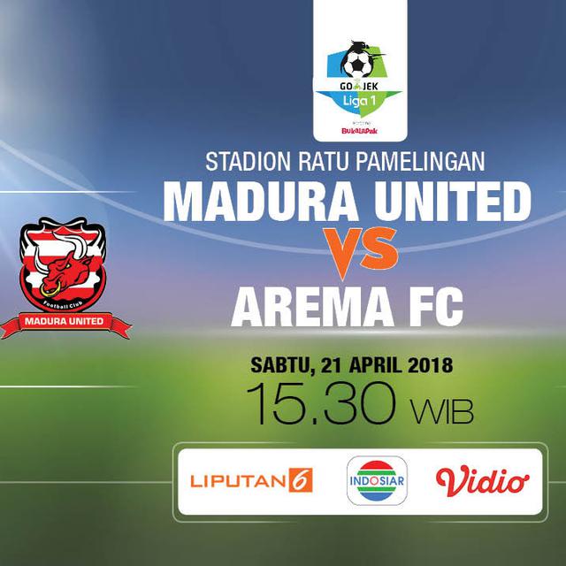 Live Streaming Indosiar Madura United Vs Arema Fc Di Liga 1