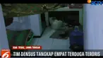 Kini, keempat terduga teroris masih dalam dalam pemeriksaan Tim Densus.