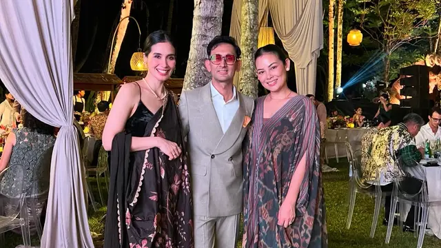 Para Selebritis Hadir di Resepsi Pernikahan Luna Maya dan Maxime Bouttier.