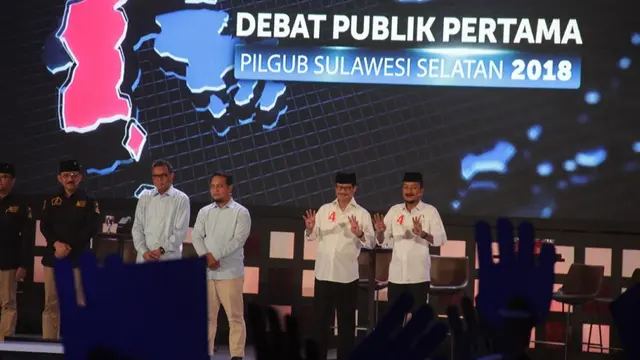 Debat Kontestan Pilgub Sulsel Sesi Kedua Digelar di Jakarta (Liputan6.com/ Eka Hakim)