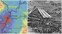 Gempa mengguncang New Madrid pada 16 Desember 1811 (Wikipedia)