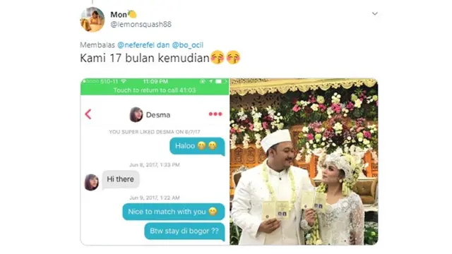 Berawal dari Tinder, 6 Pasangan Ini Berakhir di Pelaminan
