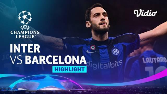 Berita video highlights pertandingan Liga Champions antara Inter Milan melawan Barcelona, Rabu (5/10/22).