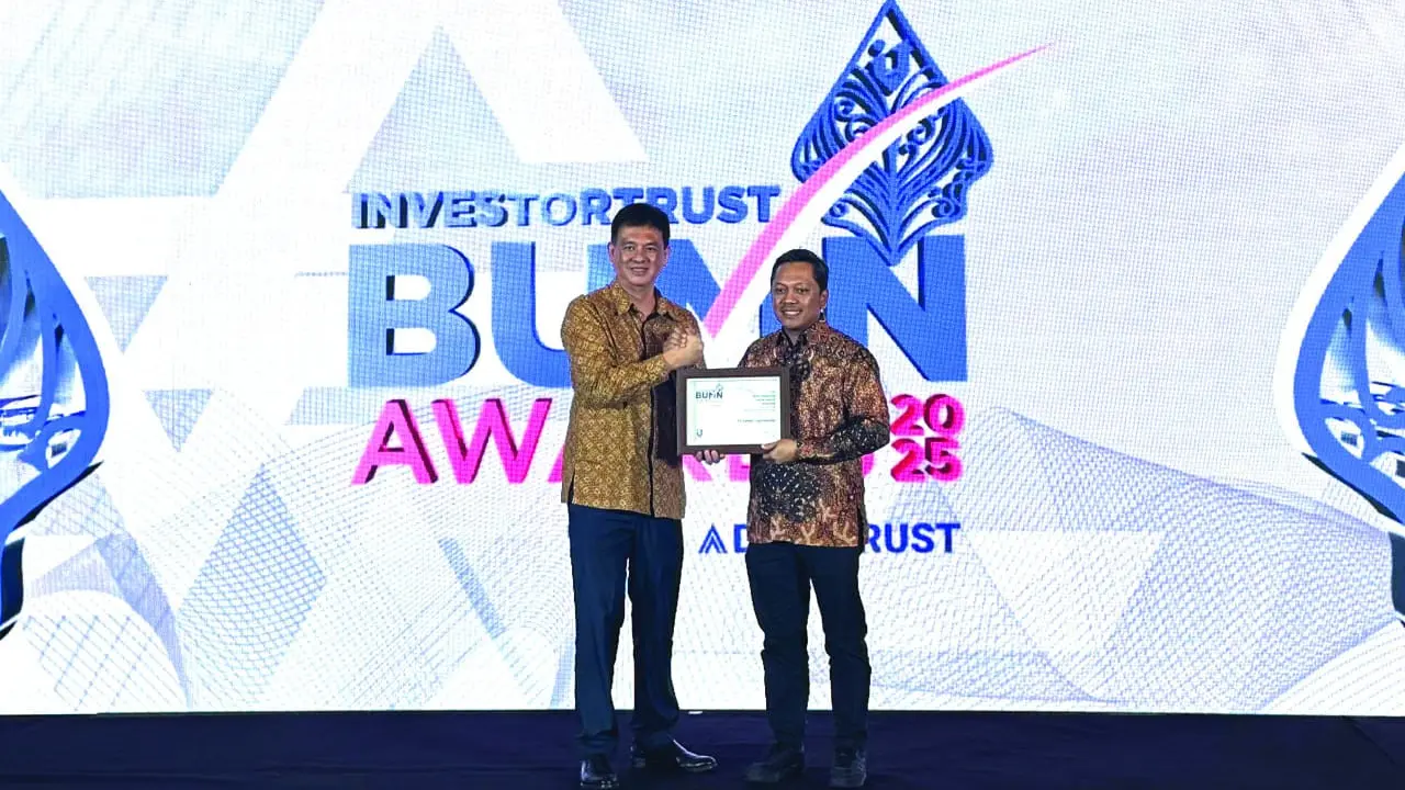 Finnet Sabet Penghargaan Excellence in Digital Banking Turnaround di InvestorTrust BUMN Awards 2025