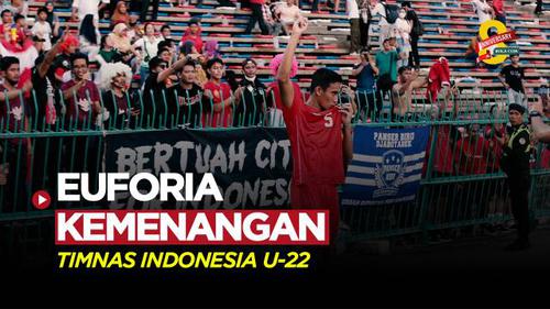 VIDEO: Euforia Suporter dan Pemain Timnas Indonesia U-22 Setelah Lolos ke Final SEA Games 2023