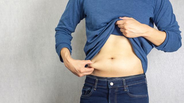 Ilustrasi berat badan menurun.