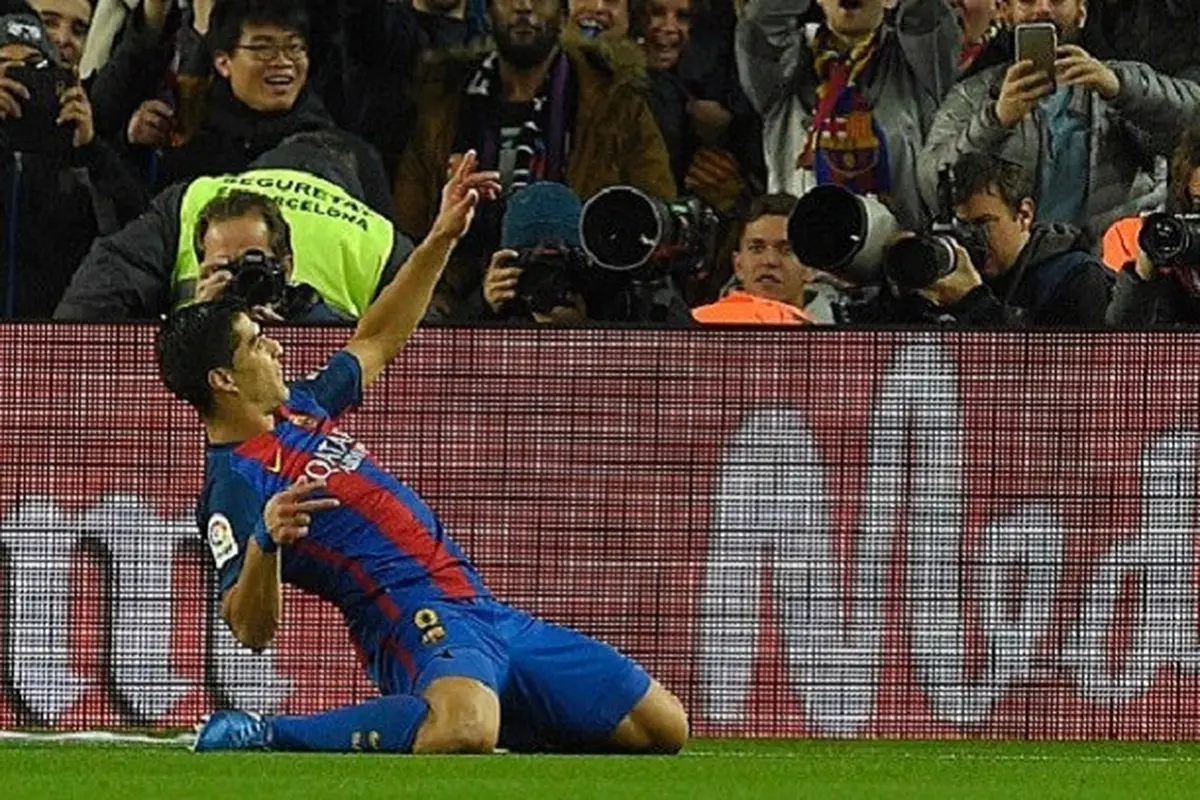 Luis Suarez (Barcelona Vs Atletico Madrid)