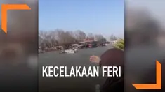 Sebuah kecelakaan kapal feri terjadi di kota Mosul, Irak. Pihak berwajib melaporkan kecelakaan menelan korban jiwa hingga 100 orang.