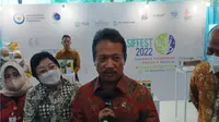 Menteri Kelautan dan Perikanan Sakti Wahyu Trenggono. (Dian Kurniawan/Liputan6.com)