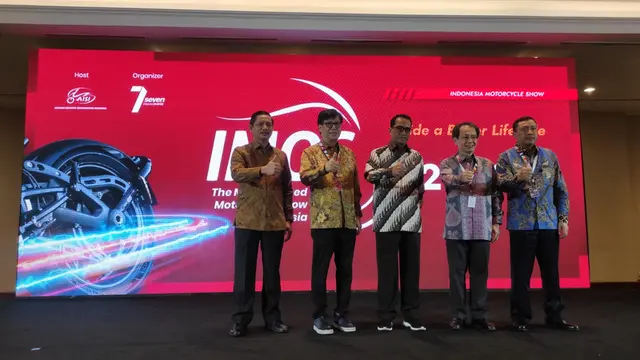 Gelaran Indonesia Motorcycle Show (IMOS) 2022 resmi digelar, di Jakarta Convention Center (JCC), Senayan, Jakarta Pusat. (Liputan6.com/Arief Aszhari)