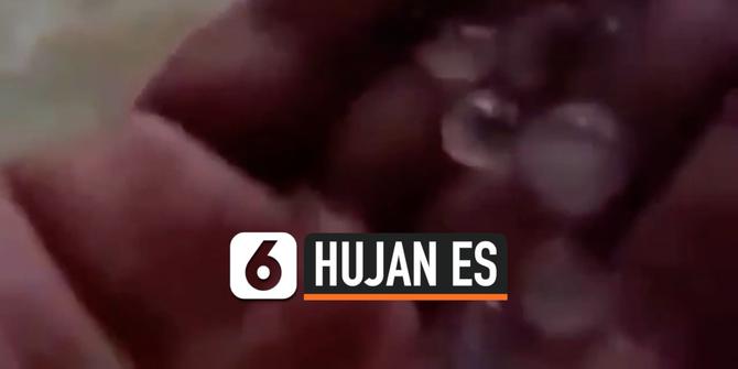 VIDEO: Hujan Es dan Angin Kencang Menerjang Bekasi