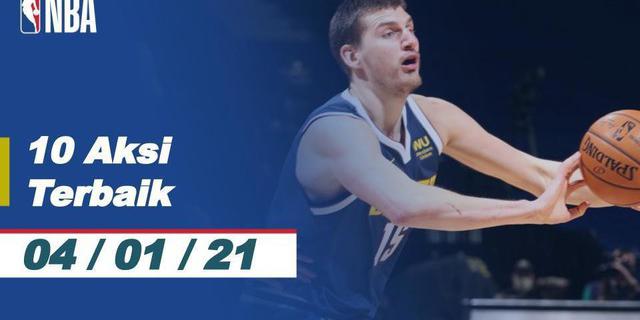 VIDEO: 10 Aksi Terbaik NBA 4 Januari 2021, Melihat Slam Dunk dari Jarrett Allen