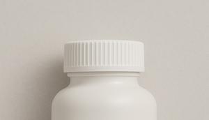 Botol suplemen kesehatan (AI)