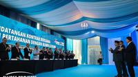 Kontrak Strategis untuk Merenovasi Rumah Sakit Sebagai Bagian dari Program Peningkatan Layanan Kesehatan Kemenhan.&nbsp; foto: istimewa