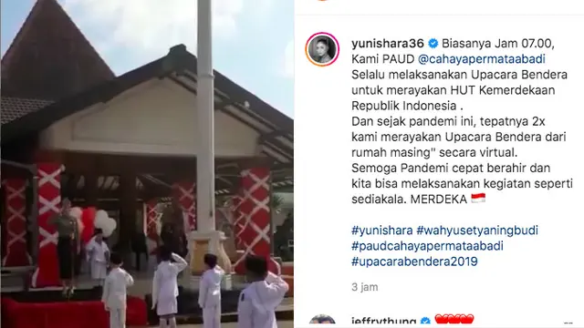 Yuni Shara Kenang Momen HUT RI Sebelum Pandemi, dari Bersama Siswa-Siwi Paud Hingga Nyanyi di Istana Negara