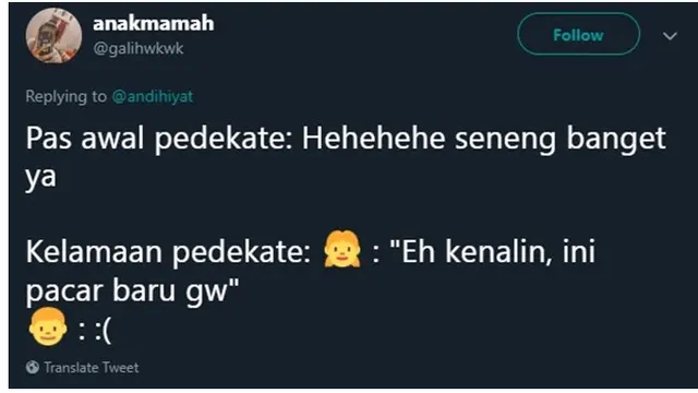 6 Curhatan Netizen Beda Awal PDKT vs Kelamaan PDKT, Bikin Nyesek