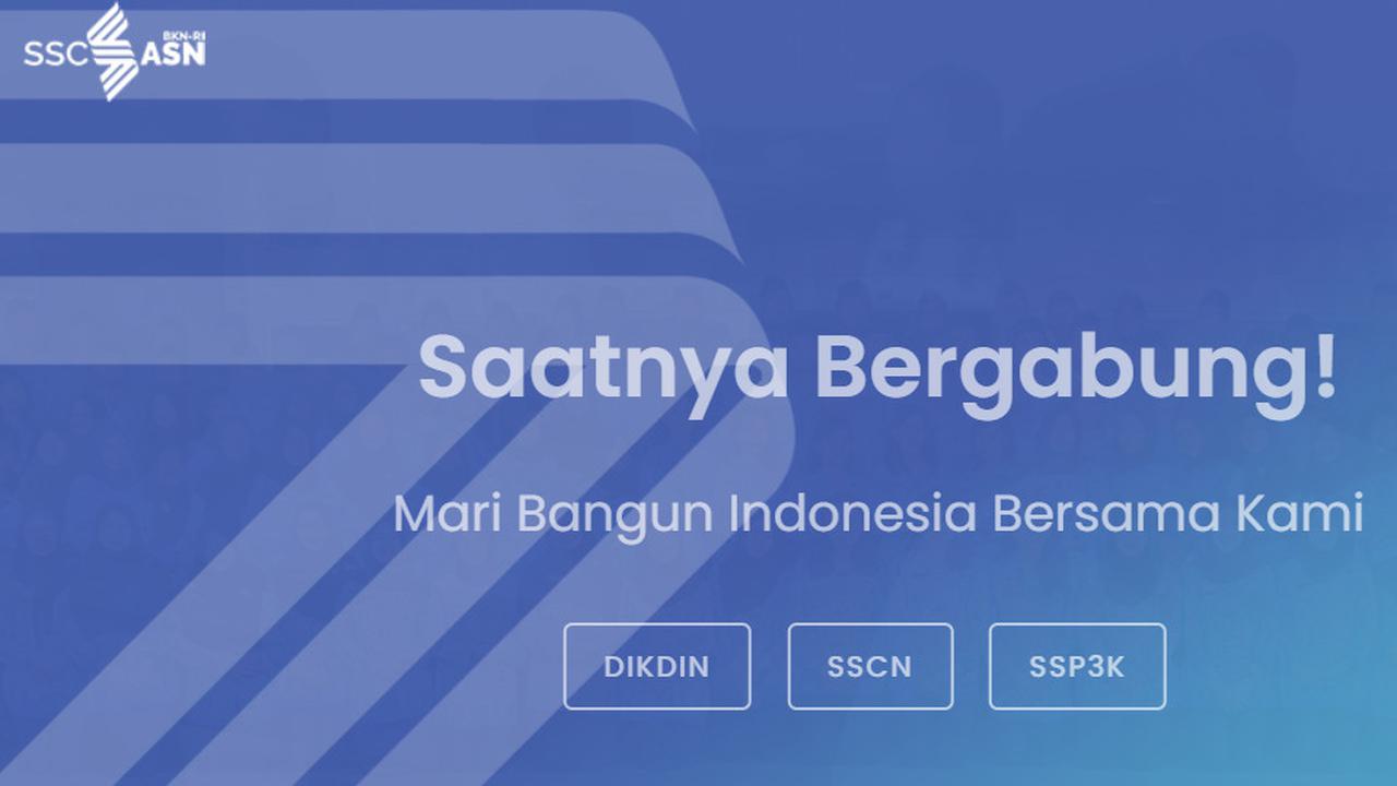 Situs SCCSN di sscasn.go.id.