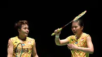 Ganda putri Indonesia Greysia Polii / Apriyani Rahayu tersingkir di semifinal Japan Open 2018, Sabtu (15/8/2018). (Humas PBSI)