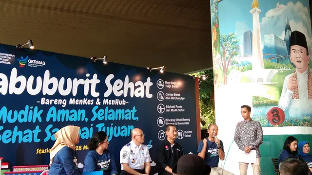 Acara Ngabuburit Sehat diadakan oleh Kemenkes dan Kemenhub untuk sosialisasi mudik sehat